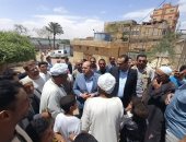 نائب محافظ الجيزة يتابع جهود تقنين أراضى أملاك الدولة بمركز أطفيح