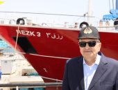 الفريق أسامة ربيع يشهد مراسم تدشين سفينتي الصيد أعالى البحار "رزق 2" و"رزق 3".. فيديو