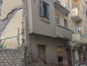 انهيار جزء من عقار آيل للسقوط بدمنهور دون حدوث إصابات