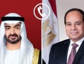 الرئيس السيسى يجرى اتصالا بالشيخ محمد بن زايد.. أعرب عن إدانة مصر الشديدة للعدوان الإيراني على الإمارات.. أكد تضامن القاهرة الكامل مع أبو ظبى ودعمها بمواجهة الاعتداء.. وشدد على ضرورة تسوية الأزمة وتجنب التصعيد
