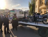 محافظ الدقهلية يأمر بضبط دراجة نارية ويؤكد: لن نسمح بفوضى الضوضاء فى الشوارع