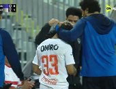إصابة بيزيرا بعد مشاركته بديلا فى لقاء الزمالك وسموحة ونزول محمد السيد.. صور 