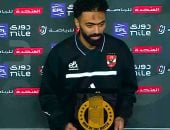 حسين الشحات أفضل لاعب في مباراة الأهلي وإنبي 