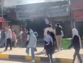 إصابة شخصين إثر حريق اشتعل بمحل في العمرانية 