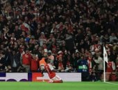 أرسنال ضد أتلتيكو مدريد.. ساكا يمنح التقدم للجانرز قبل نهاية الشوط الأول.. صور 
