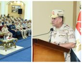 الفريق أشرف سالم زاهر يلتقى عددا من مقاتلى المنطقة الجنوبية العسكرية (فيديو)