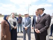 محافظ الغربية يتفقد مشروع تطوير كورنيش بحر شبين وسوق اليوم الواحد بالمحلة