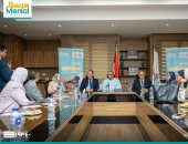 مرسال عضو التحالف الوطنى تفتتح وحدة الاتزان والسمع بمستشفى عين شمس