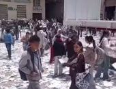 وزارة التعليم عن فيديو تمزيق الكتب أمام مدرسة بالدقهلية: يعود لعام 2019.. صور