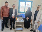 ضمن احتفالات العيد القومى لدمياط.. كلية الطب تشارك فى قافلة طبية بقرية البصارطة