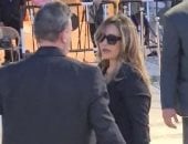 يسرا وليلى علوى ولبلبة وهالة سرحان في عزاء هانى شاكر