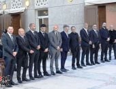 نيللى كريم وسميرة سعيد ووفاء عامر فى عزاء هانى شاكر