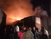 خسائر فادحة فى حريق مصنع المحلة وانتداب الأدلة الجنائية لكشف الأسباب.. صور
