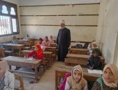 انتظام امتحانات النقل بالمرحلتين الابتدائية والثانوية وهدوء تام باللجان