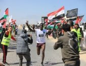 2000 متسابق فى ماراثون فلسطين الدولى برعاية اللجنة المصرية فى غزة