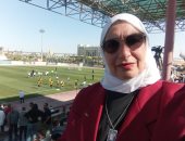 نيرمين فاروق حسن تراقب حكام نهائي كأس مصر للكرة النسائية وادى دجلة ومسار