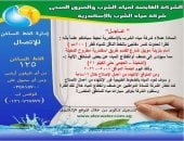 كسر مفاجئ يؤدى إلى انقطاع المياه بالعجمى غرب الإسكندرية لمدة 16 ساعة