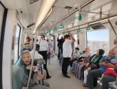 ​مجانا لليوم الثالث.. إقبال جماهيرى كبير على مونوريل شرق النيل