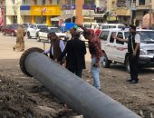 محافظ الدقهلية يتفقد أعمال تأهيل خط طرد محطة معالجة صرف صحي شرق المنصورة