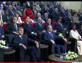 بدء فعاليات افتتاح المقر الجديد لجامعة سنجور بحضور الرئيس السيسى وماكرون