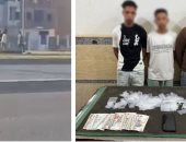 فيديو ديلرات أكتوبر يحبس الأنفاس.. والأمن ينهي مغامرة تجار البودر في الشارع