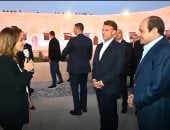 زيارة الرئيس السيسى وماكرون لقلعة قايتباى التاريخية بالإسكندرية.. فيديو