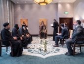البابا تواضروس الثانى يستقبل راعى الكنيسة المقدونية بكرواتيا
