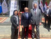 وزير العدل والممثل الإنمائى للأمم المتحدة فى جولة تفقدية خلال افتتاح مكتب المساعدة الأسرية