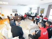 محافظ أسيوط يكرم أبطال القومي للموهبة بعد حصد 4 ميداليات ببطولة أفريقيا للمصارعة