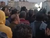 تشييع جثامين 3 أطفال وسيدة صدمتهم سيارة ربع نقل أثناء عبورهم الطريق بقليوب