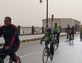 ماراثون دراجات وسباقات ضاحية بمشاركة الأطفال والشباب ببنى سويف.. صور