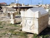 الانتيكة.. مقابر الأنفوشى الأثرية يرجع تاريخها للقرن الثالث قبل الميلاد.. صور