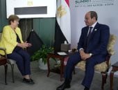 الرئيس السيسى يلتقى مديرة صندوق النقد ويؤكد التزام مصر بمواصلة الإصلاحات