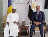 الرئيس السيسى يلتقى رئيس تشاد.. ويؤكد حرص مصر على مواصلة تطوير العلاقات