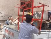 ضبط ومصادرة 250 مخالفة إشغالات فى حملة لشرطة المرافق بحى شرق سوهاج