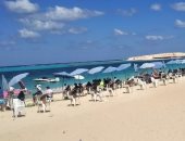 الآلاف في مطروح والساحل الشمالى يفضلون قضاء العيد على الشواطئ.. ارتفاع الحجوزات بالمنشآت الفندقية والمصيفية خلال فترة العيد وانخفاض التكلفة.. ومحافظة مطروح تستعد للمصيف بأعمال تطوير وتوفير الخدمات.. صور