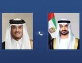 رئيس الإمارات وأمير قطر يبحثان علاقات التعاون والتطورات الإقليمية