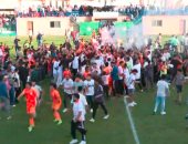 أبو قير للأسمدة يهزم راية برباعية ويصعد للدورى الممتاز لأول مرة فى تاريخه
