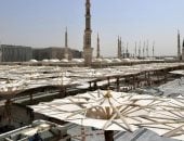 ساحات المسجد النبوى.. منظومة هندسية متكاملة لتلطيف الأجواء وخدمة الزائرين