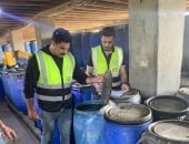 ضبط 10 أطنان مخللات داخل مصنع غير مرخص فى الغربية