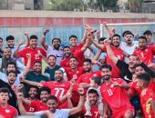 احتفالات نادي النصر بعد الصعود لدوري المحترفين.. فيديو وصور