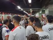 كاميرا اليوم السابع ترصد زحف جماهير الزمالك على استاد القاهرة وهتافات بالمترو