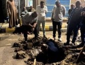 هبوط أرضى بمنطقة سيدى شبل فى المنوفية