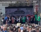 ولاية نيوجيرسي الأمريكية تحتضن أكبر تجمع فلسطيني دعما للقضية.. فيديو