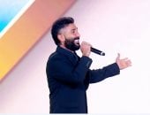 أحمد سعد يقدم فقرة فنية خلال احتفالية فرحة مصر بحضور السيدة انتصار السيسى