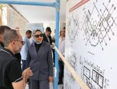 محافظ الوادى الجديد تتفقد أعمال إنشاء المعهد العالى لتكنولوجيا المعلومات