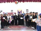 أسقفية الخدمات عضو التحالف الوطنى تحتفل بتسليم شهادات محو الأمية فى أسيوط