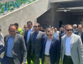 وزيرا التخطيط والشباب يتفقدان مستجدات ستاد النادى المصرى.. فيديو وصور