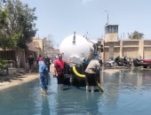 تكثيف الجهود الميدانية لاحتواء تداعيات الصرف الصناعي بمنطقة الاستثمار ببورسعيد