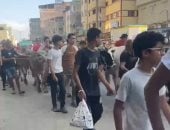 زفة الأضاحي تجوب شوارع عزبة البرج بدمياط.. فرحة العيد تسبق أيام النحر.. فيديو